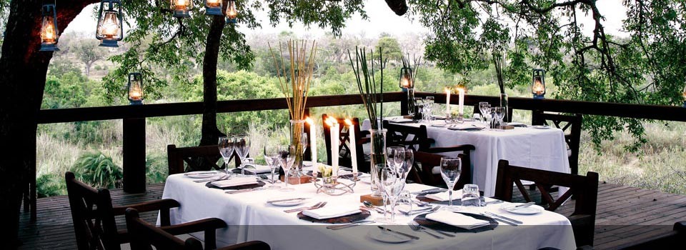 Fine Dining at the Londolozi Tree Lodge 